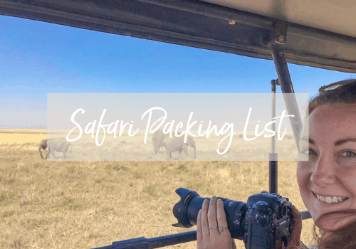 Safari Packing List