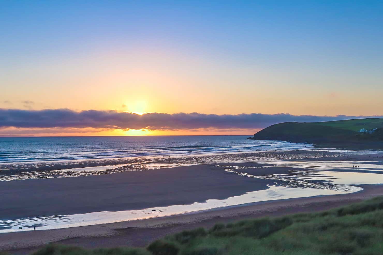 Croyde Beach at Sunset