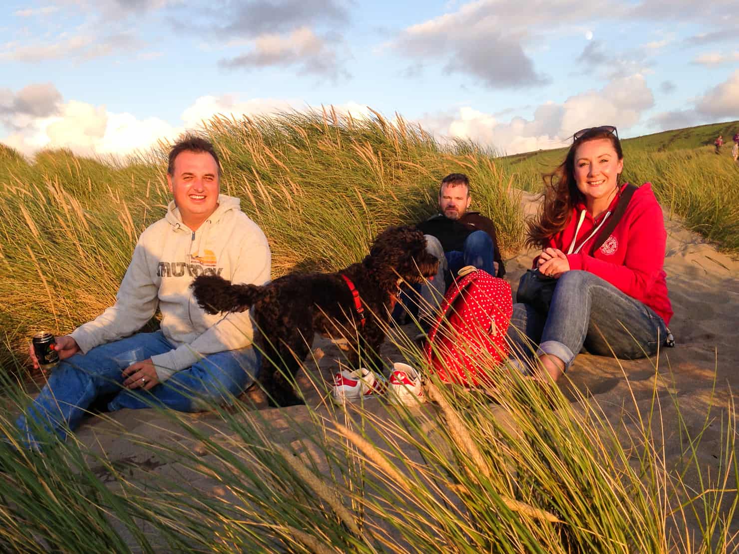 Croyde Sand Dunes at Sunset