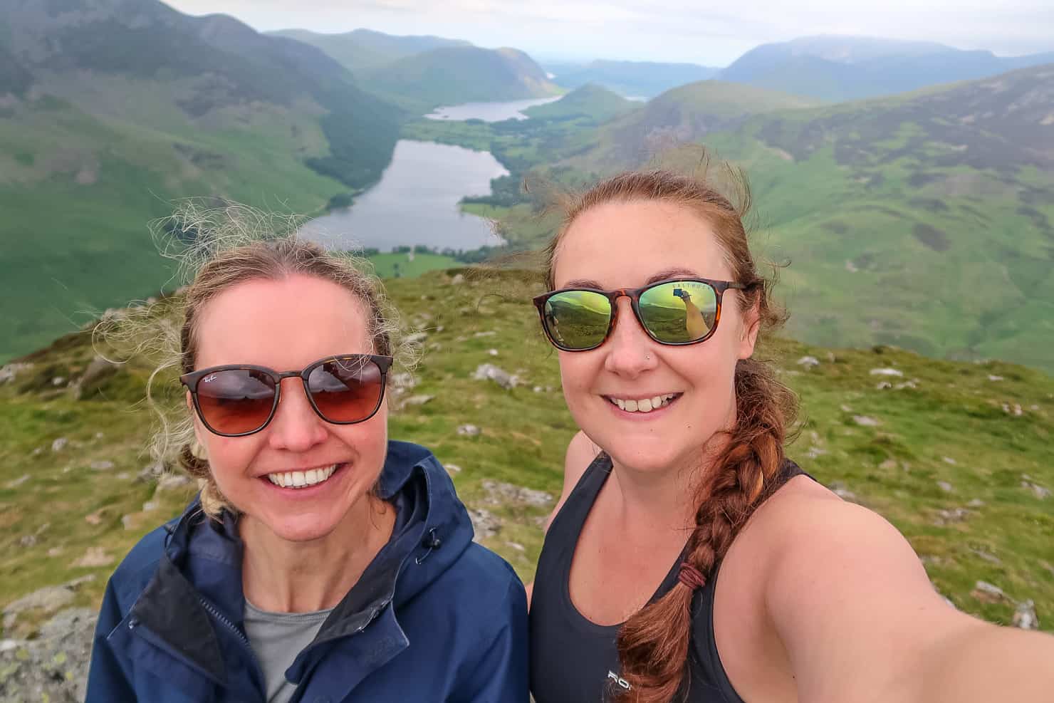 View from the top of Fleetwith Pike