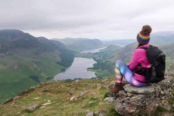 View from the top of Fleetwith Pike