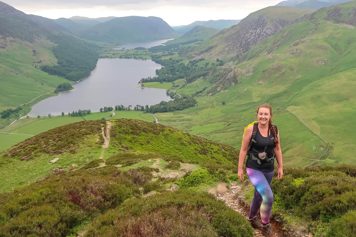 Hiking up Fleetwith Pike