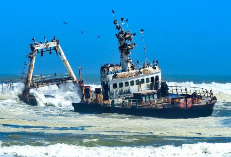 Skeleton Coast Shipwreck, Namibia - Henties Bay