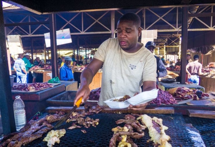 Street Food in Windhoek, Namibia