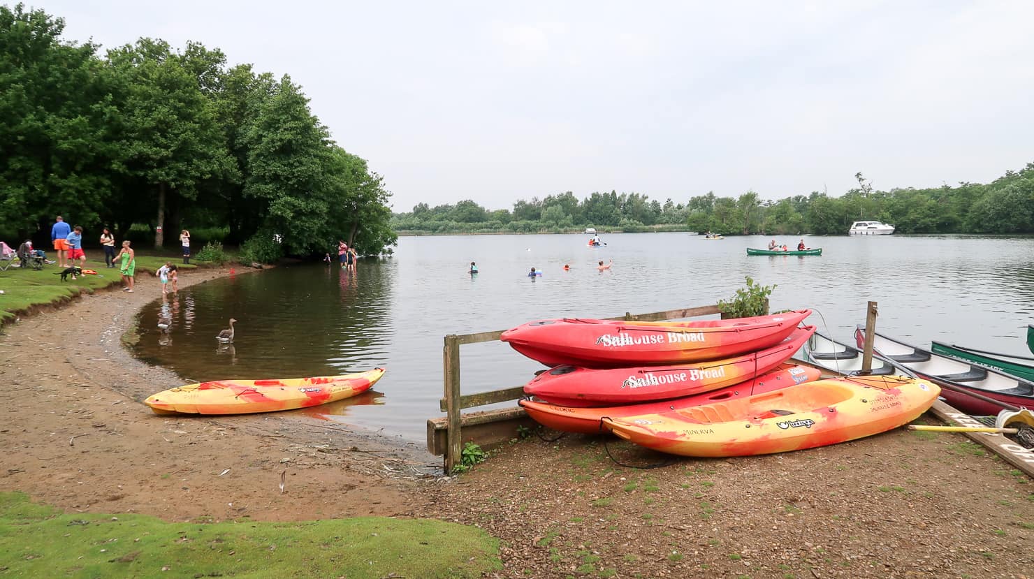 Salhouse Broad in Norfolk