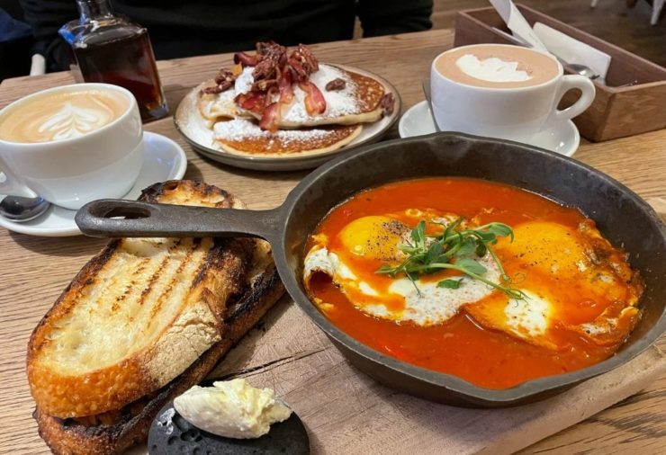 Breakfast at Sandholt Bakery, Reykjavik