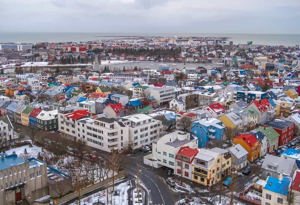 View of Reykjavik from Hallgrímskirkja