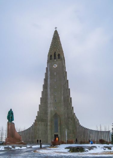 Hallgrímskirkja in Reykjavik Iceland