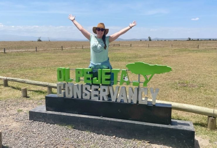 Helen in Wonderlust at Ol Pejeta Conservancy