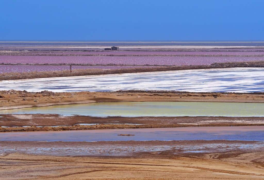 Salt Production , Namibia
