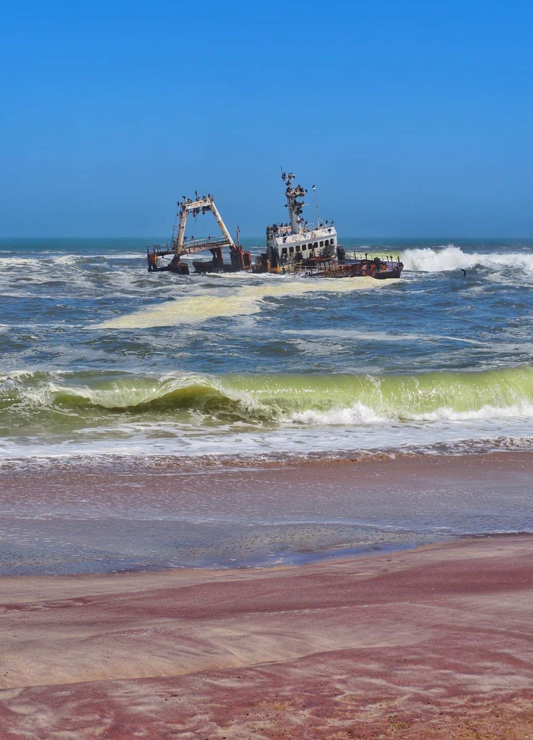 The Zelia Shipwreck, Skeleton Coast, Namibia