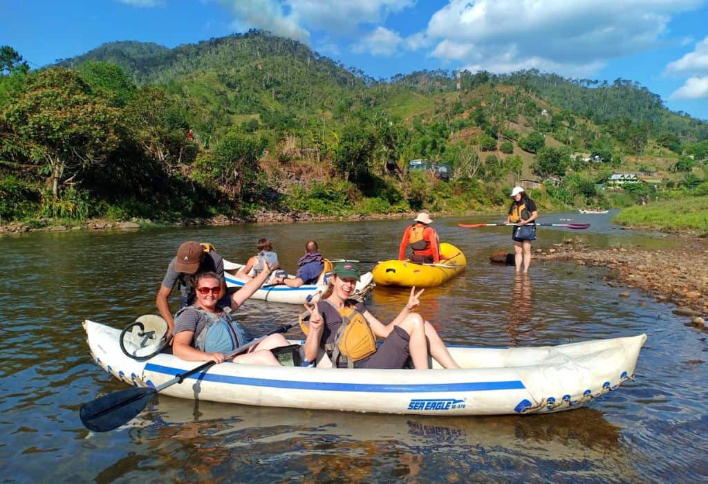 Canoeing in Ranomafana Madagascar