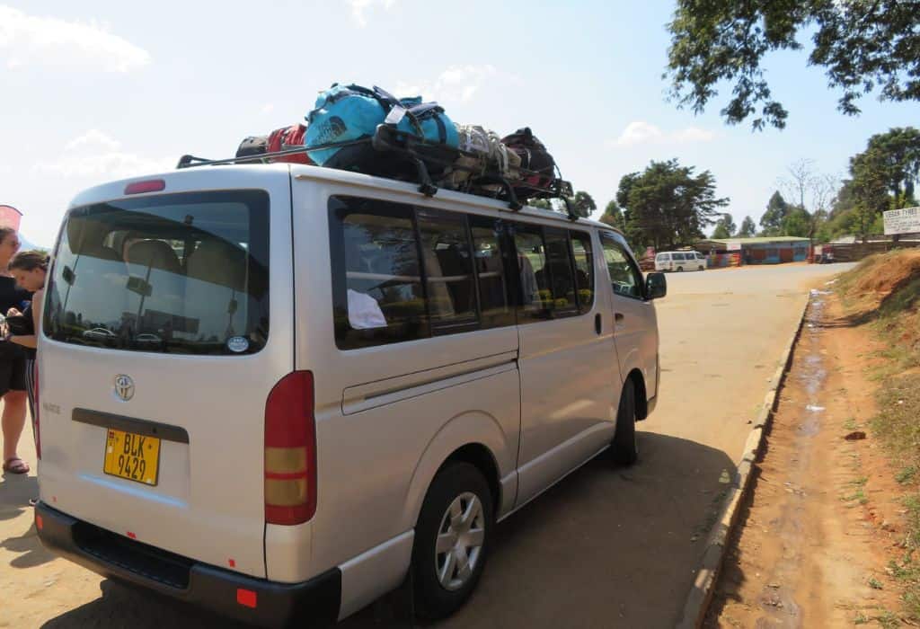 Mini bus in Zambia