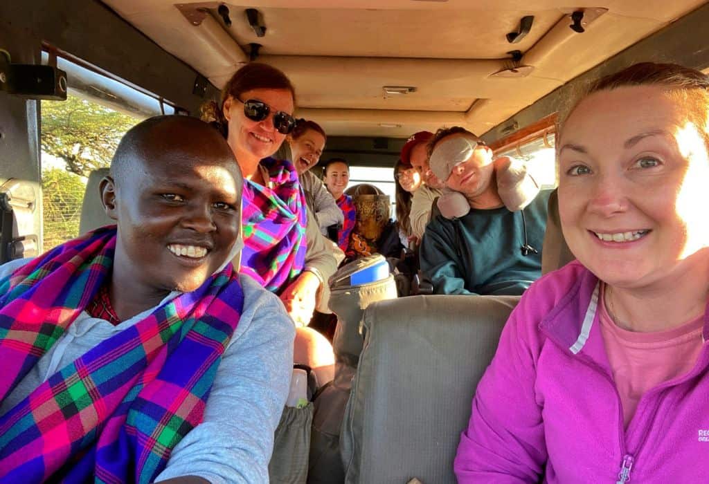 Safari Car in the Masai Mara