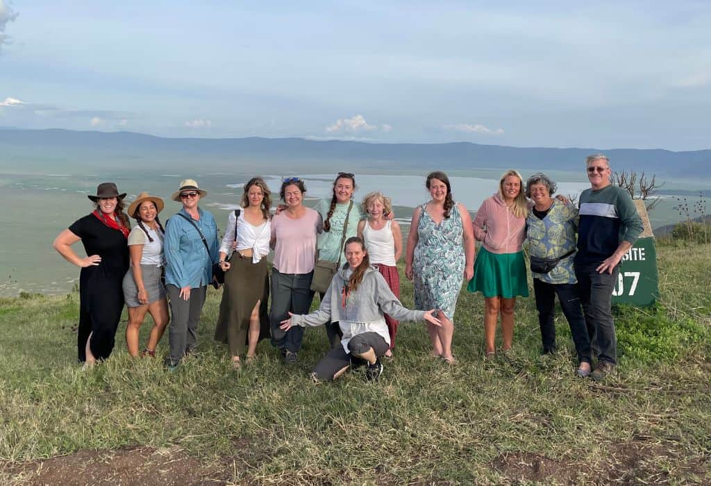 Group on Safari in the Ngorongoro Crater