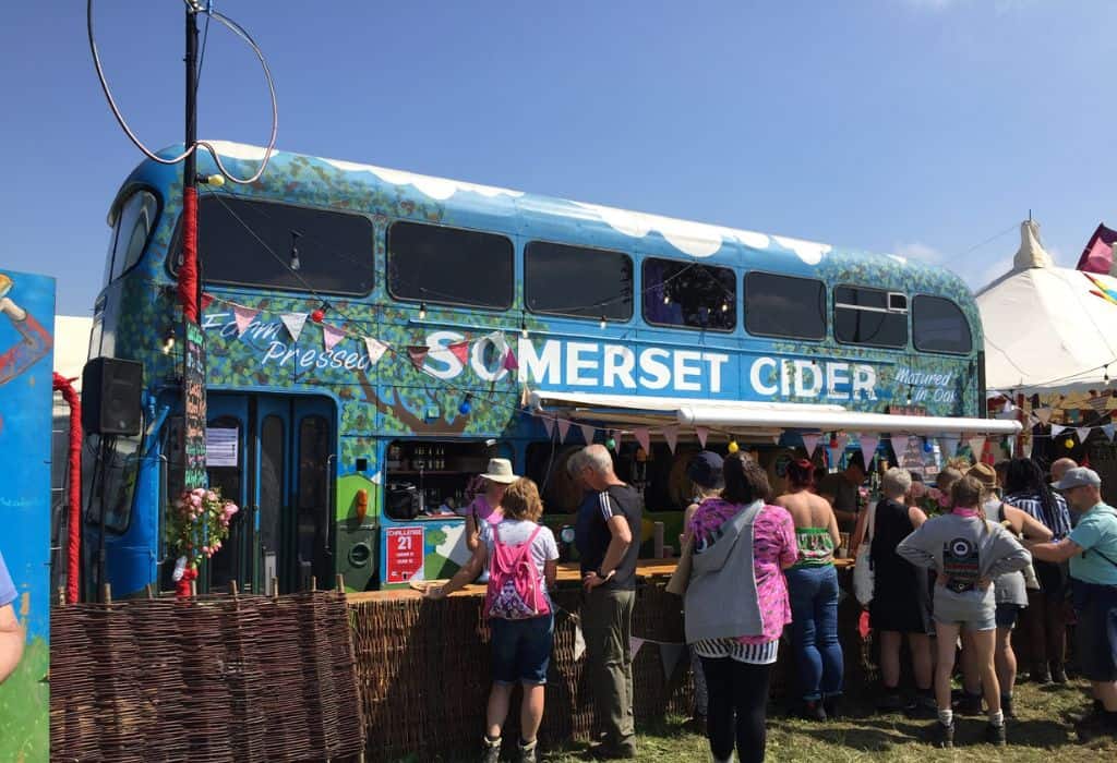 Cider Bus Glastonbury