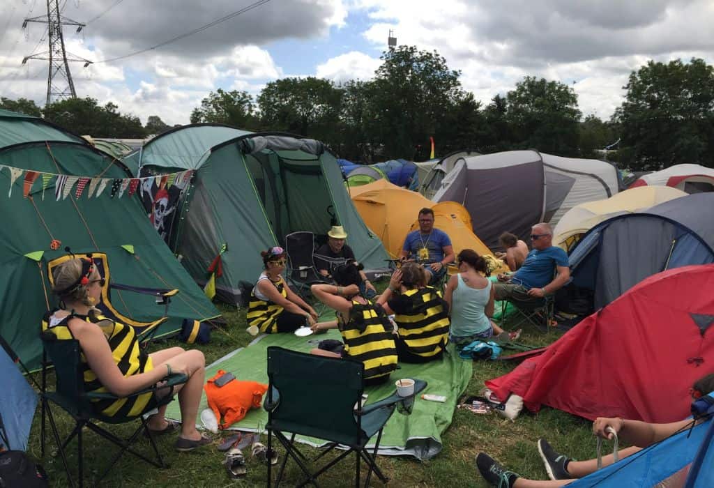 Glastonbury Campsite