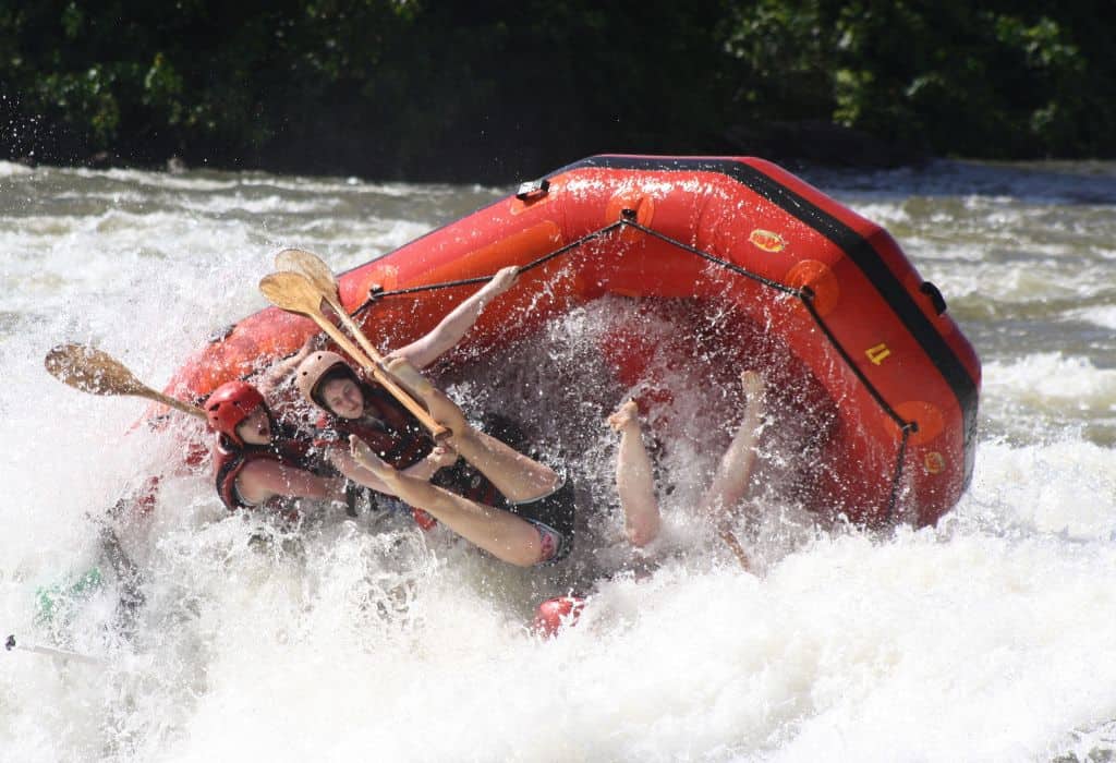 White Water Rafting on the Nile in Uganda