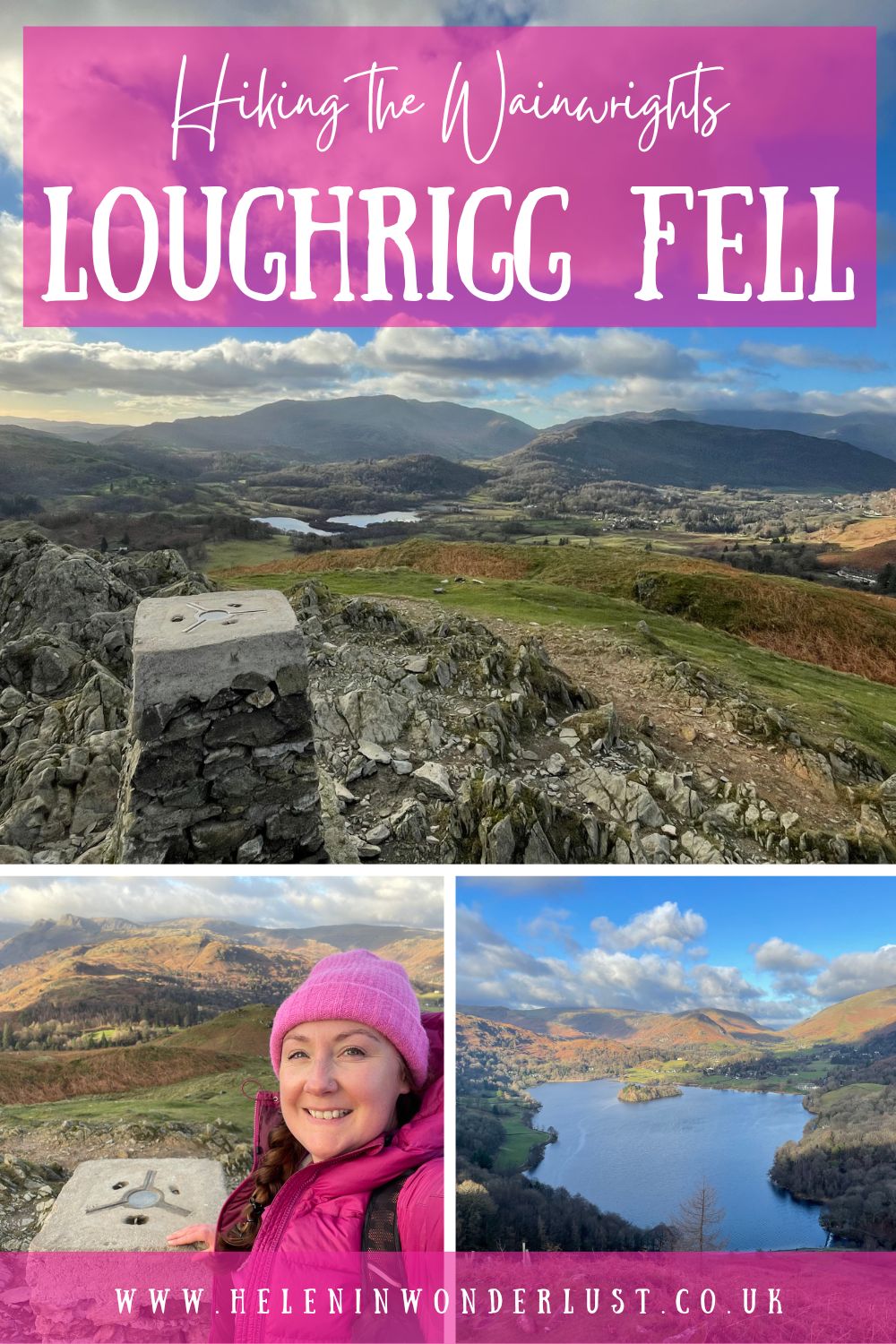 Hiking Loughrigg Fell in the Lake District