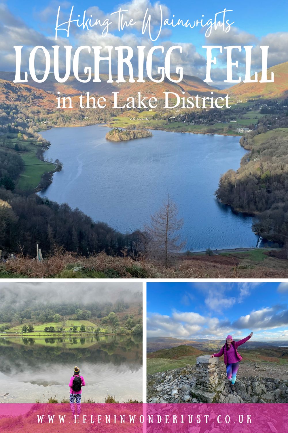 Hiking Loughrigg Fell in the Lake District