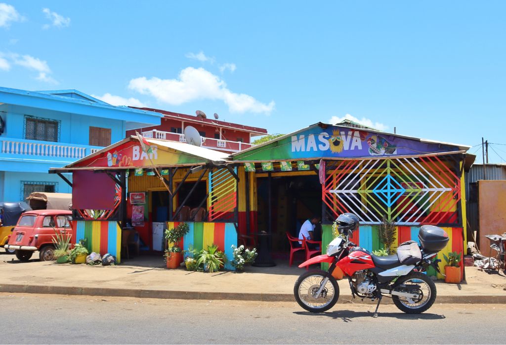Colourful Local Bar in Madagascar