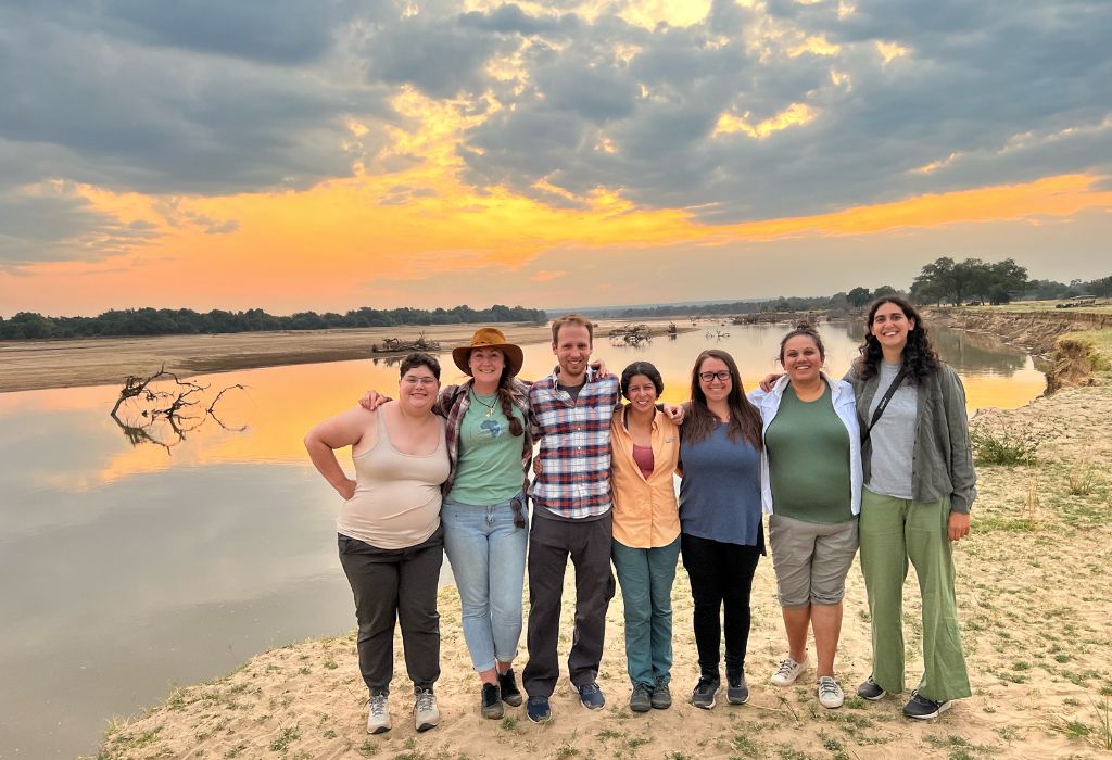 On safari in South Luangwa National Park, Zambia