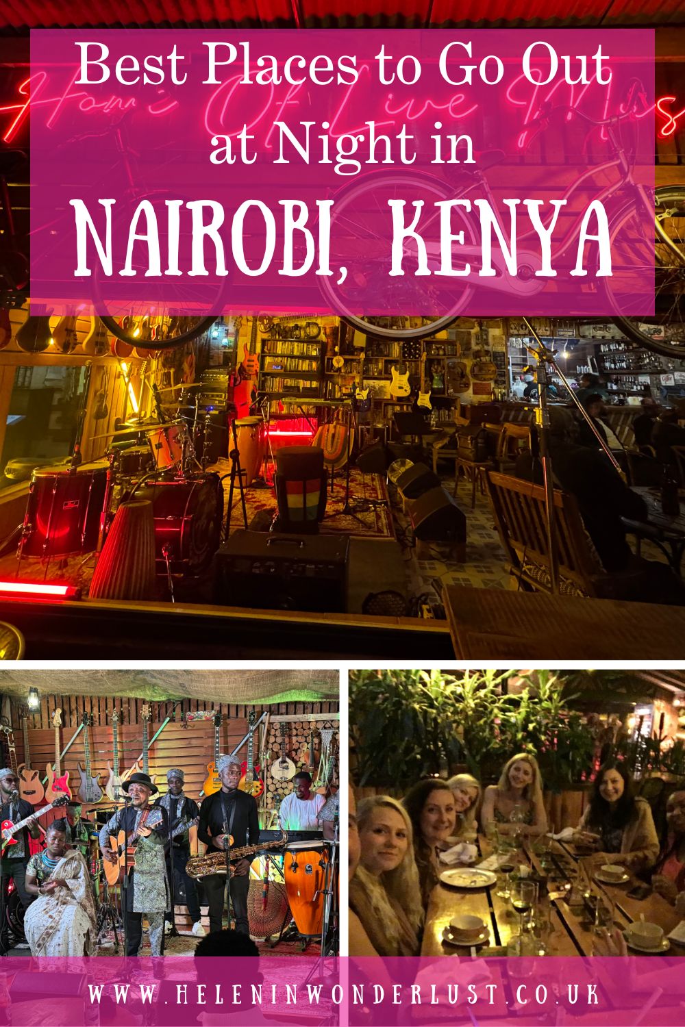 Cool Places to Go Out in Nairobi at Night
